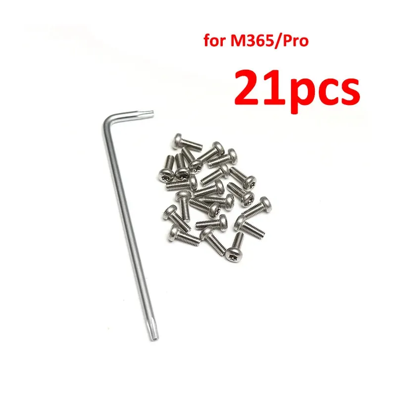 21PCS Bottom Battery Cover Stainless Steel Metal Screws for Xiaomi Mijia M365 And Pro Electric Scooter Repaired Parts