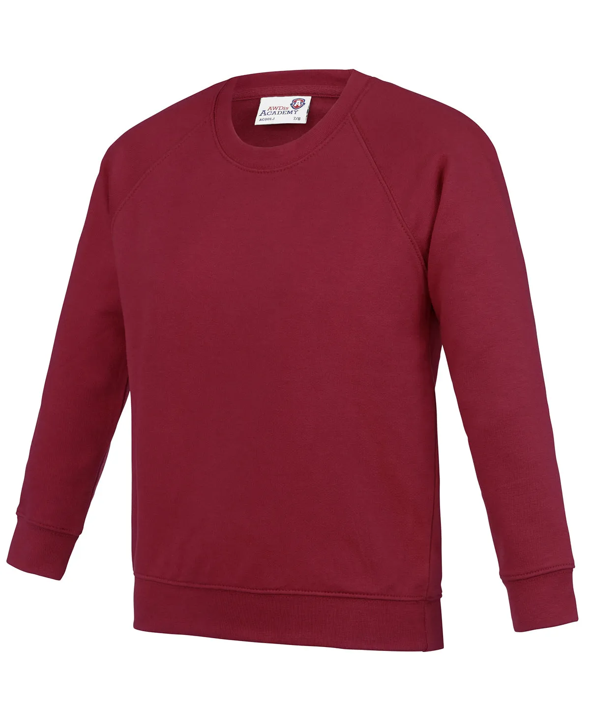 Academy Claret - Kids Academy raglan sweatshirt