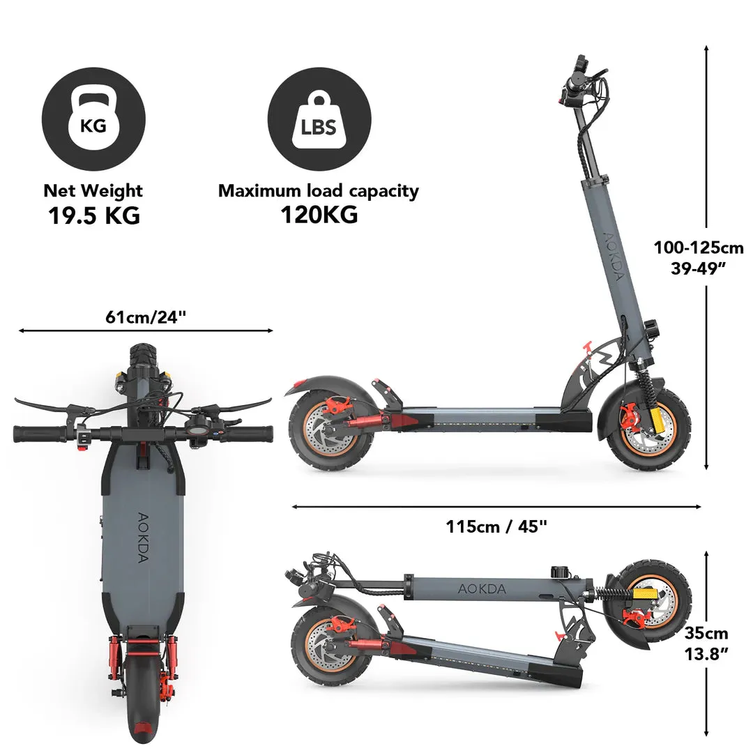 AOKDA A1 48V/12.5Ah 800W Electric Scooter