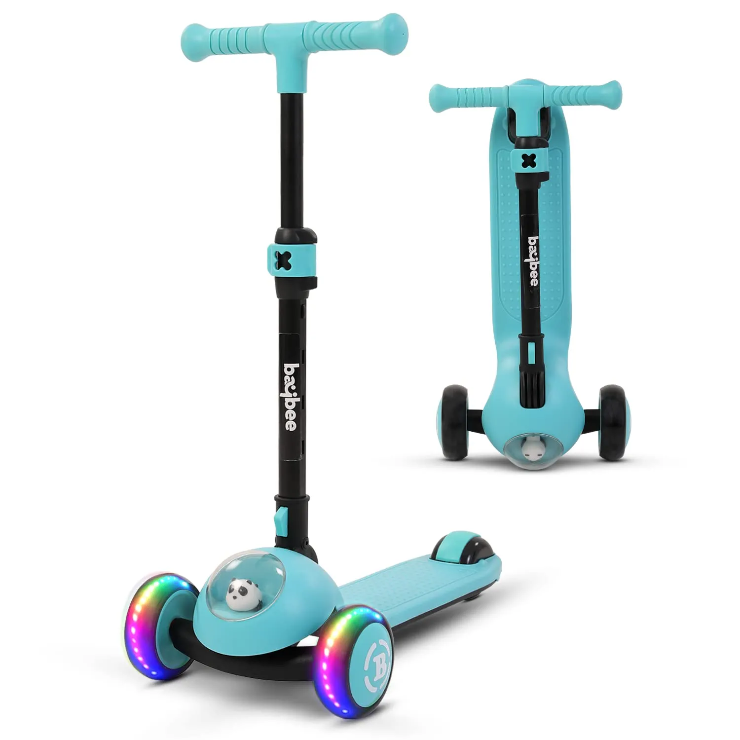 Baybee Panda Skate Scooter 3 Wheel Smart Kids Scooter