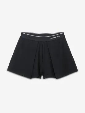 Calvin Klein Girls Punto Tape Skort in Black