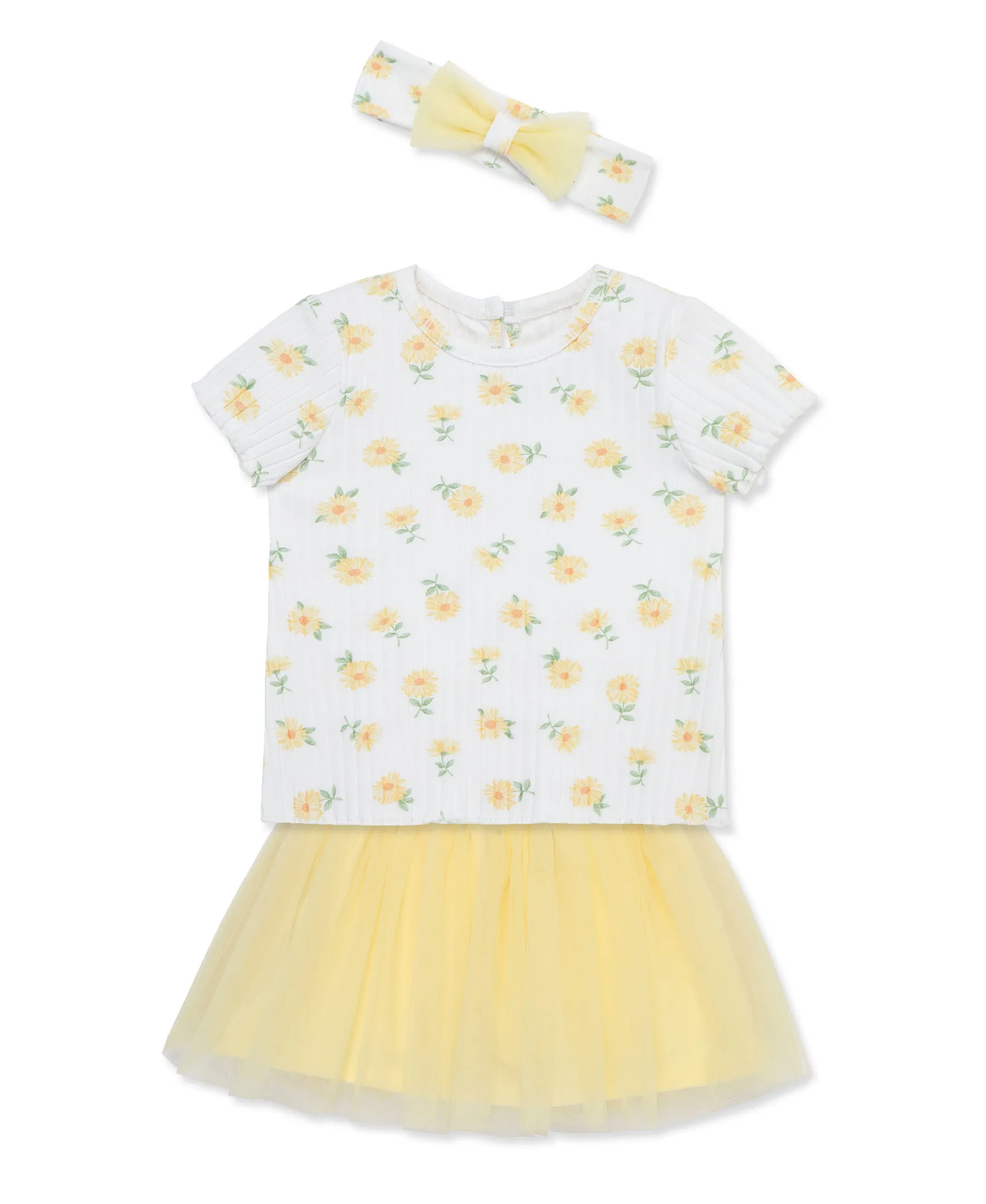 Daisy Skort Set & Headband -Toddler (2T-4T)