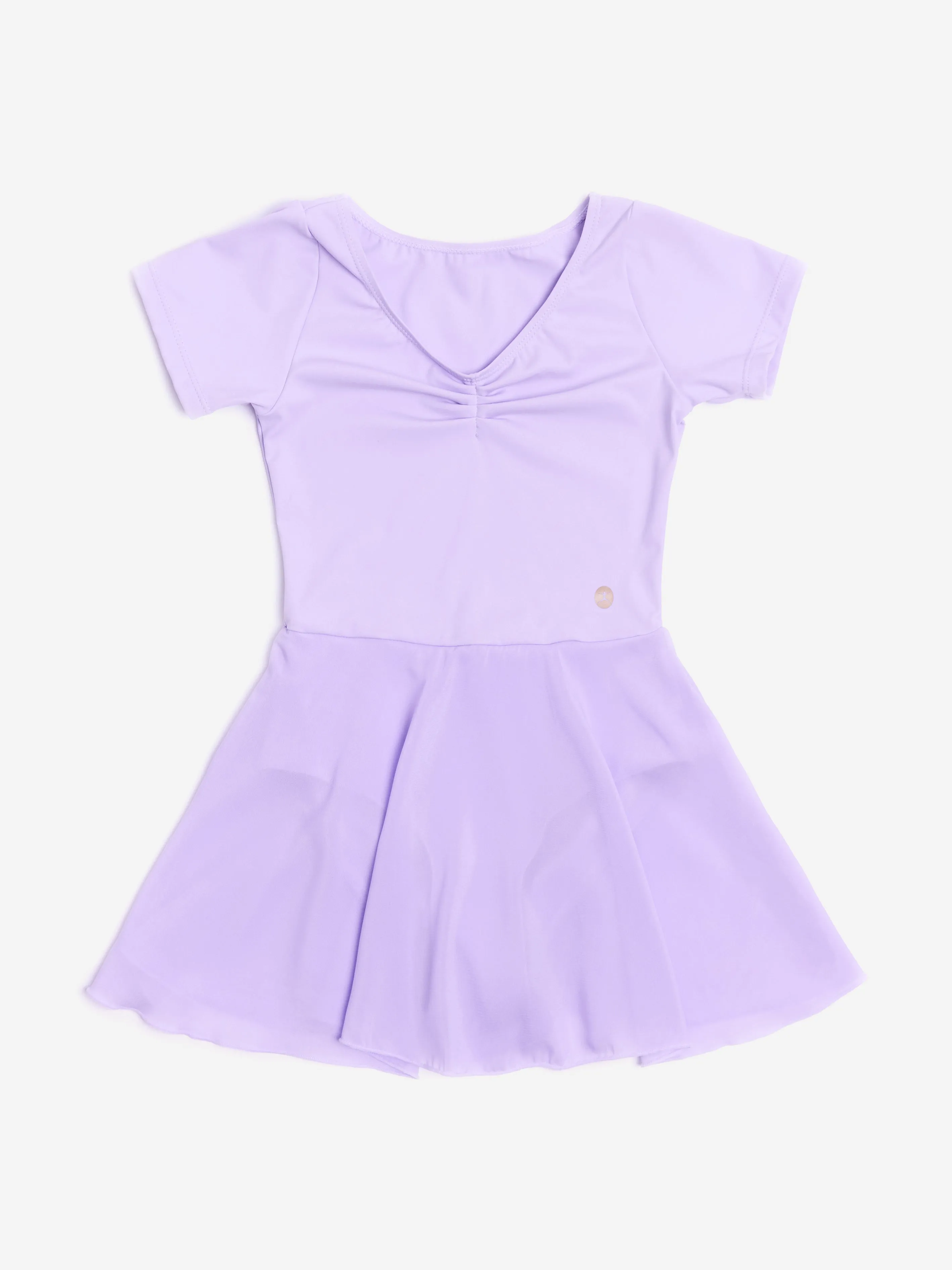 Danskin Girls Tendu Leotard With Skirt in Purple