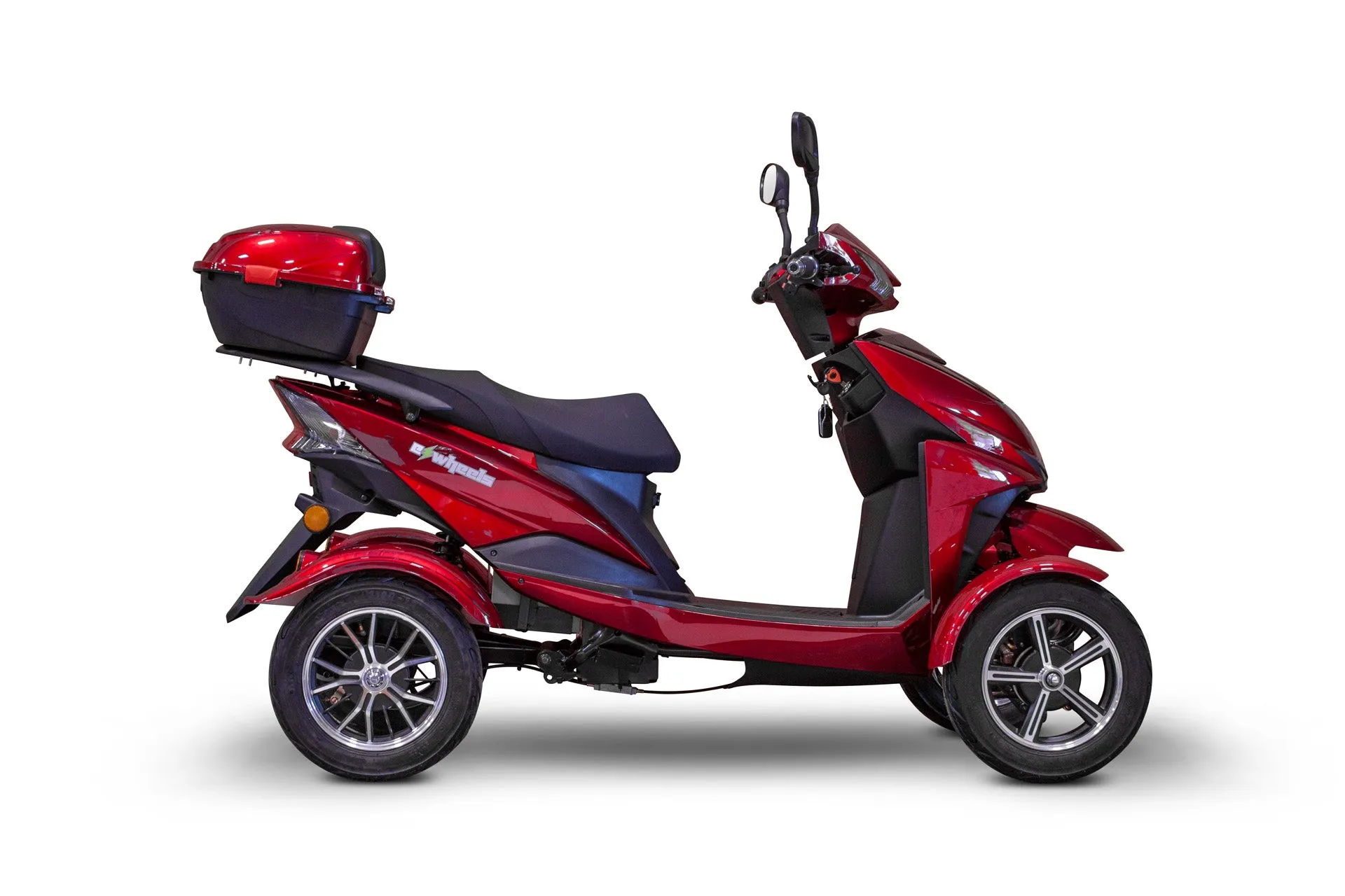 EW-14 Four Wheel 500W Scooter - Front & Rear Suspension