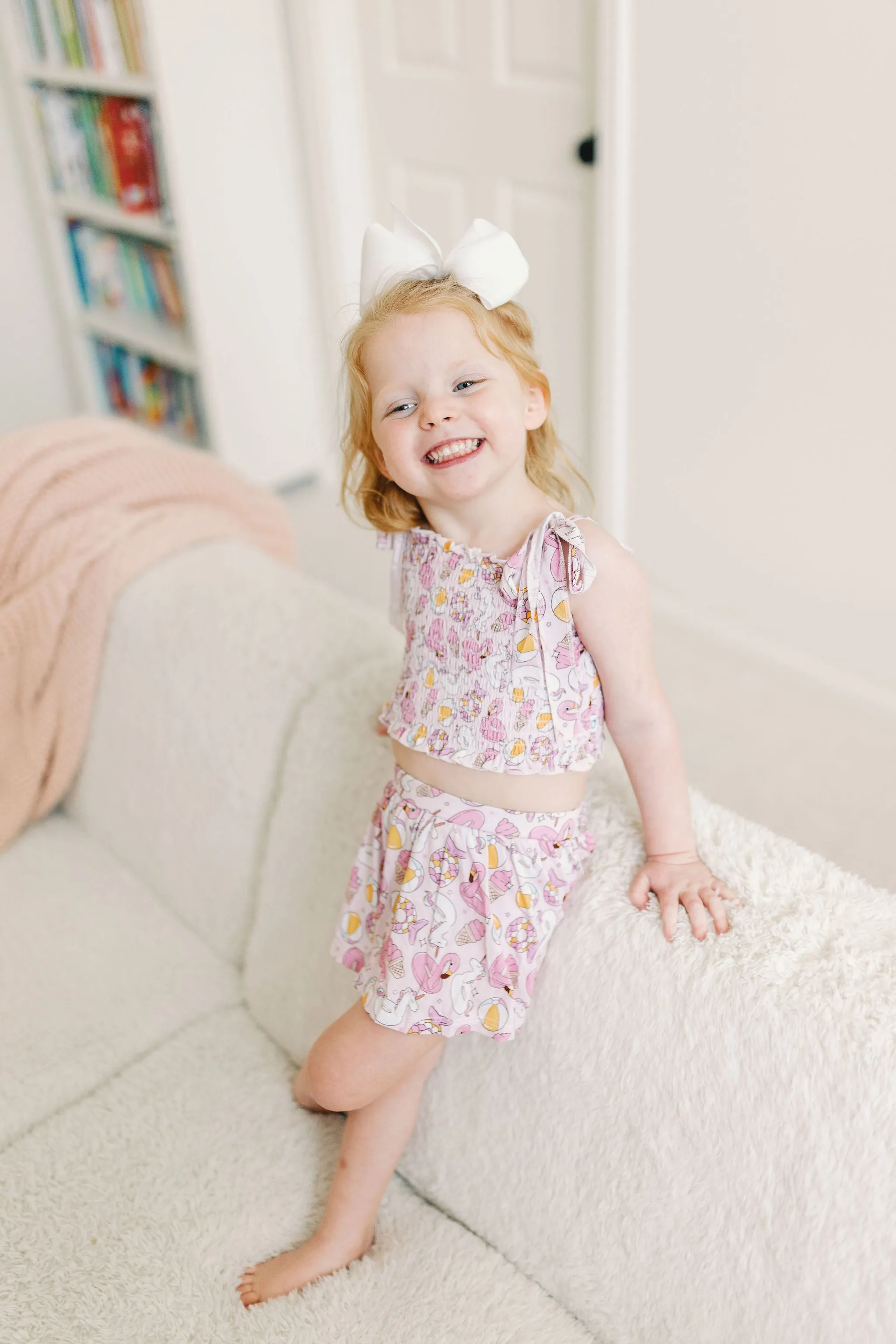 Exclusive Girls Just Wanna Have Sun Dream Smocked Skirt Set