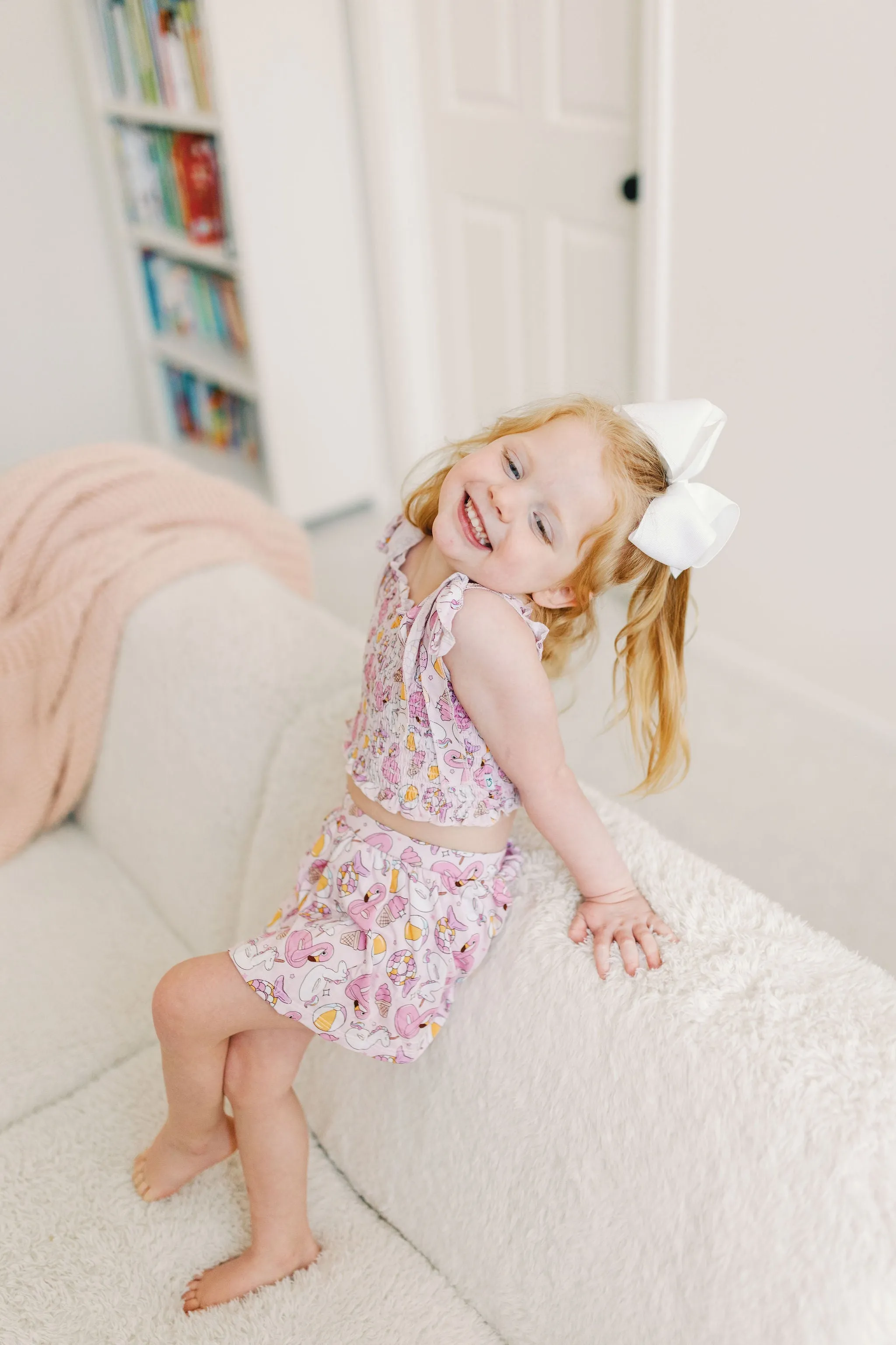 Exclusive Girls Just Wanna Have Sun Dream Smocked Skirt Set