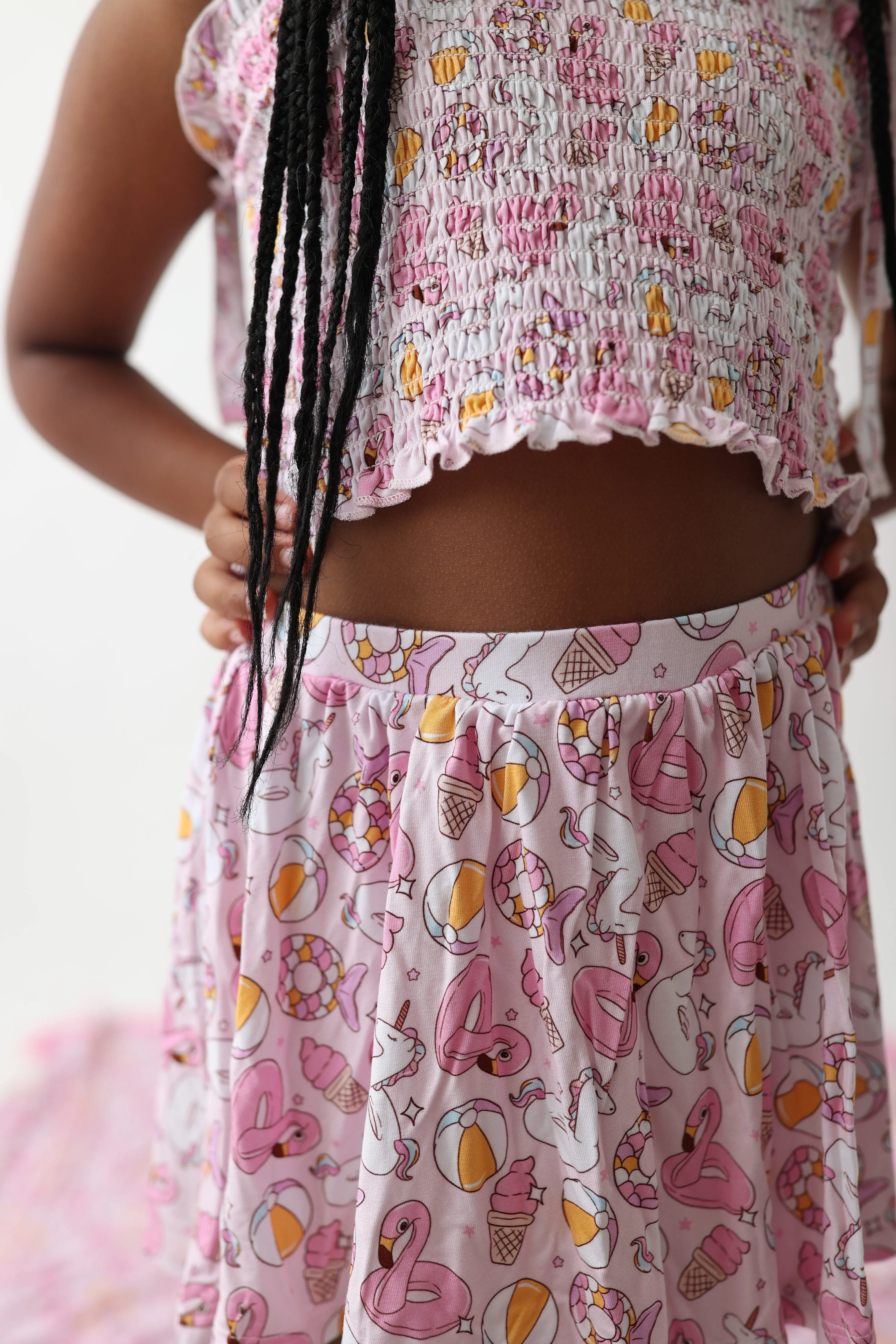 Exclusive Girls Just Wanna Have Sun Dream Smocked Skirt Set