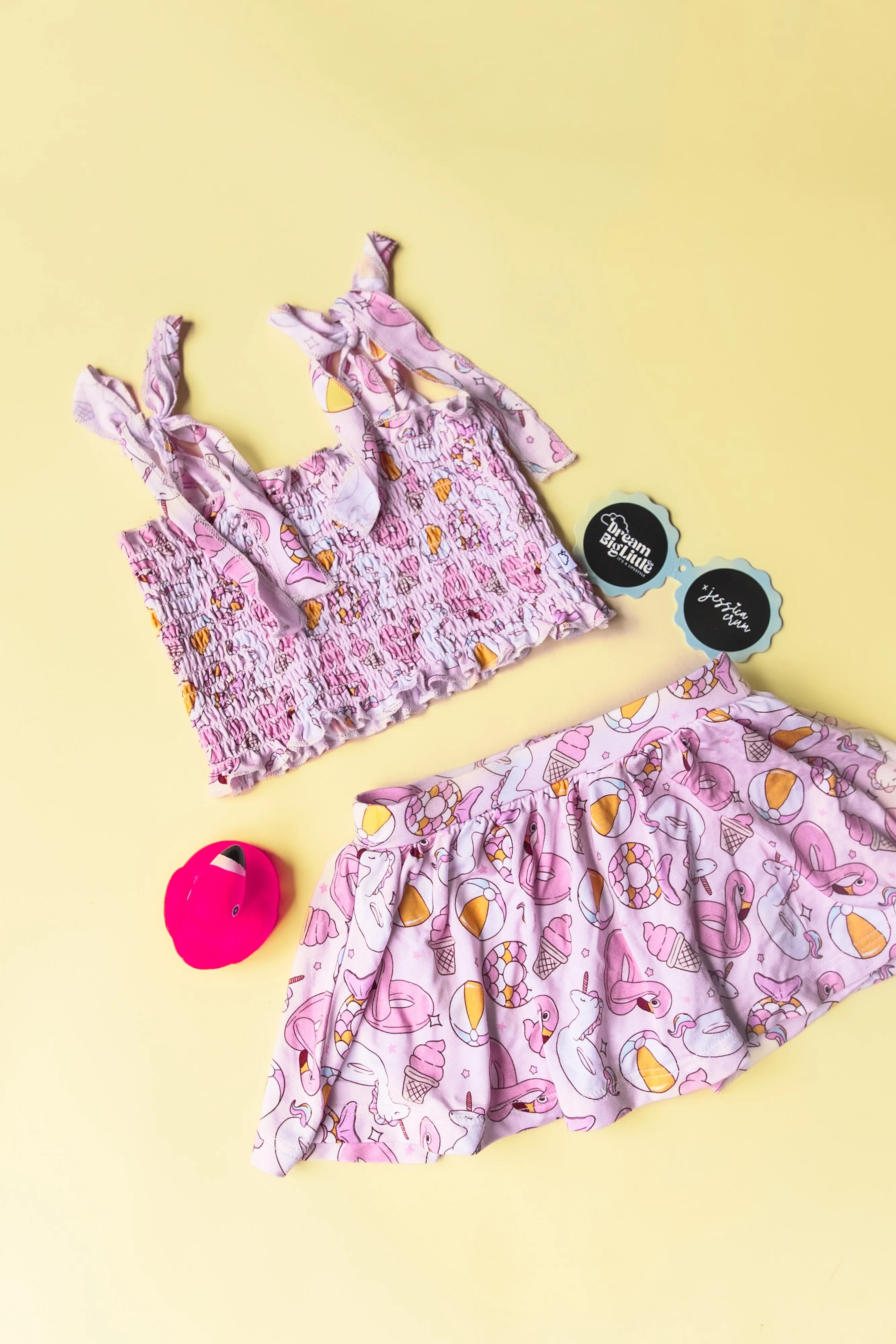 Exclusive Girls Just Wanna Have Sun Dream Smocked Skirt Set