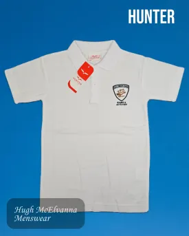 Foley White Polo Shirt by Hunter Style: 1342