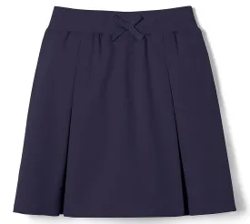 French Toast Girls School Uniform Pull-On Kick Pleat Performance Scooter Skort - Navy (With Shorts Under) - SX9273