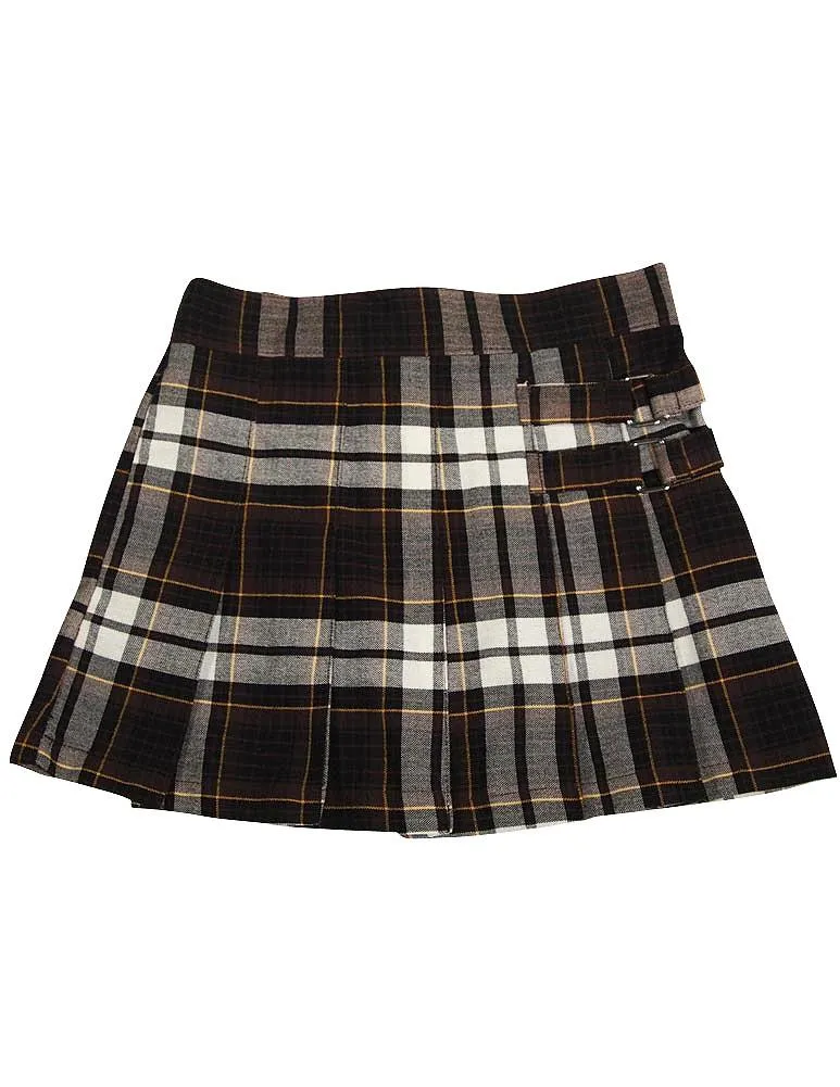 French Toast School Uniform Girls Regular & Plus Sizes Pleat Plaid Scooter Skirt, 35136