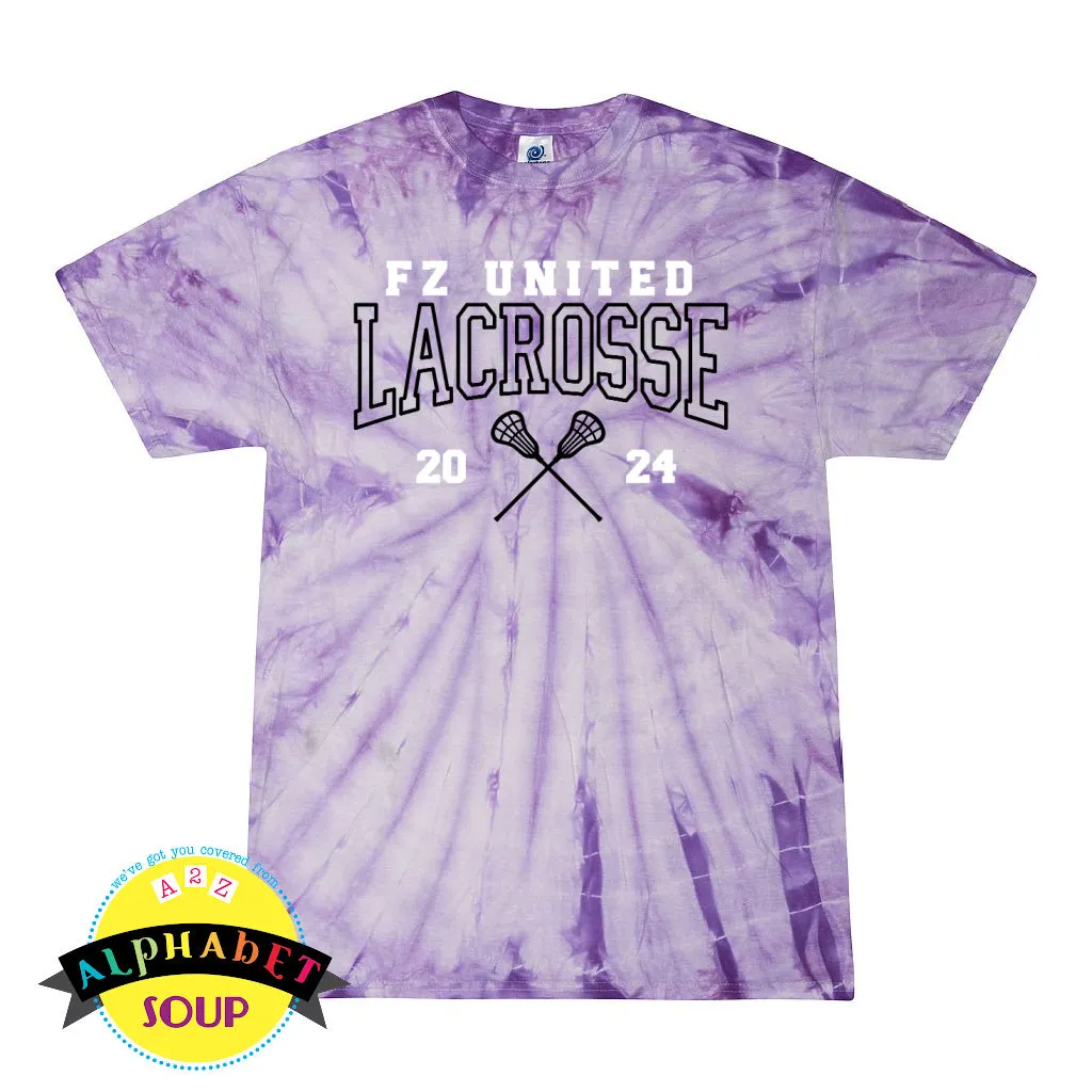 FZ United GIRLS High School Lacrosse Youth and Adult Tie Dye Tee