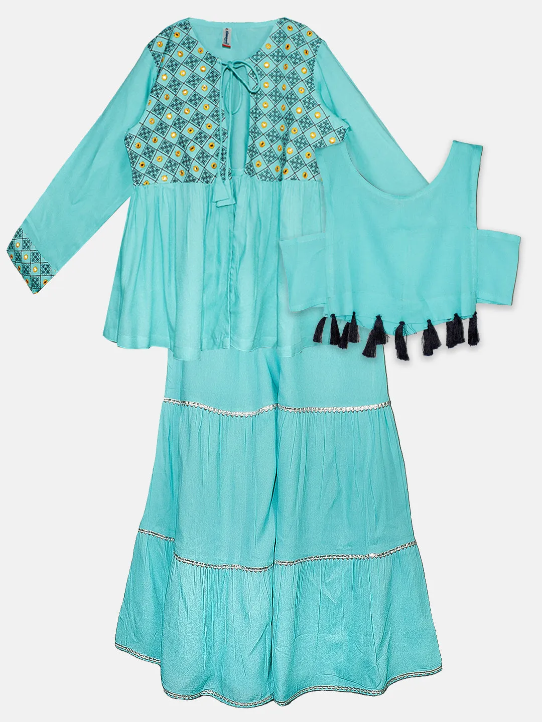 Girls Ethnic Sharara Set