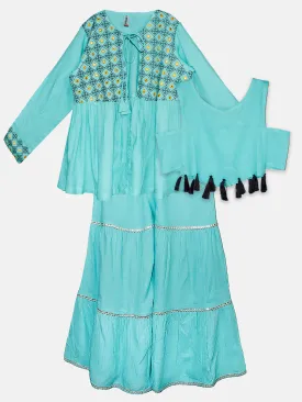 Girls Ethnic Sharara Set