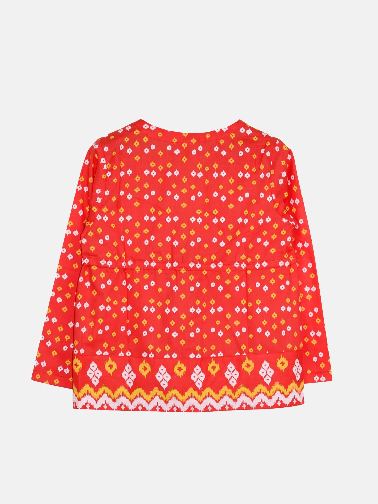 Girls Ethnic Tie up Shrug