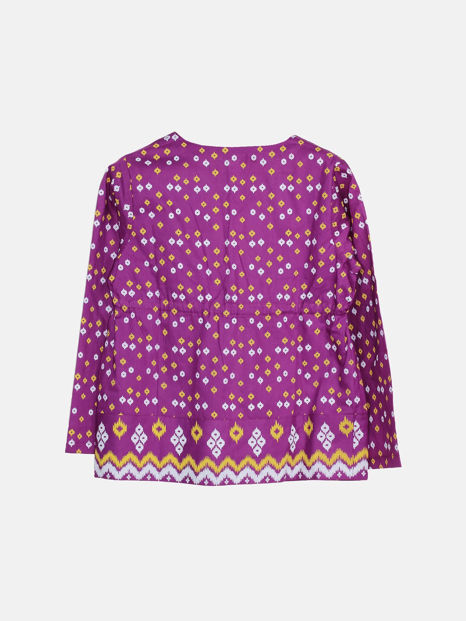 Girls Ethnic Tie up Shrug