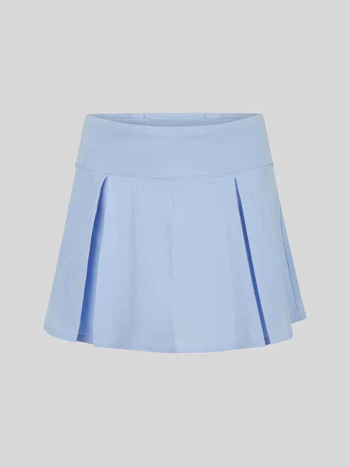 Girls Pleated Tennis Skort- Light Blue