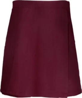 Girls School Skort - Maroon