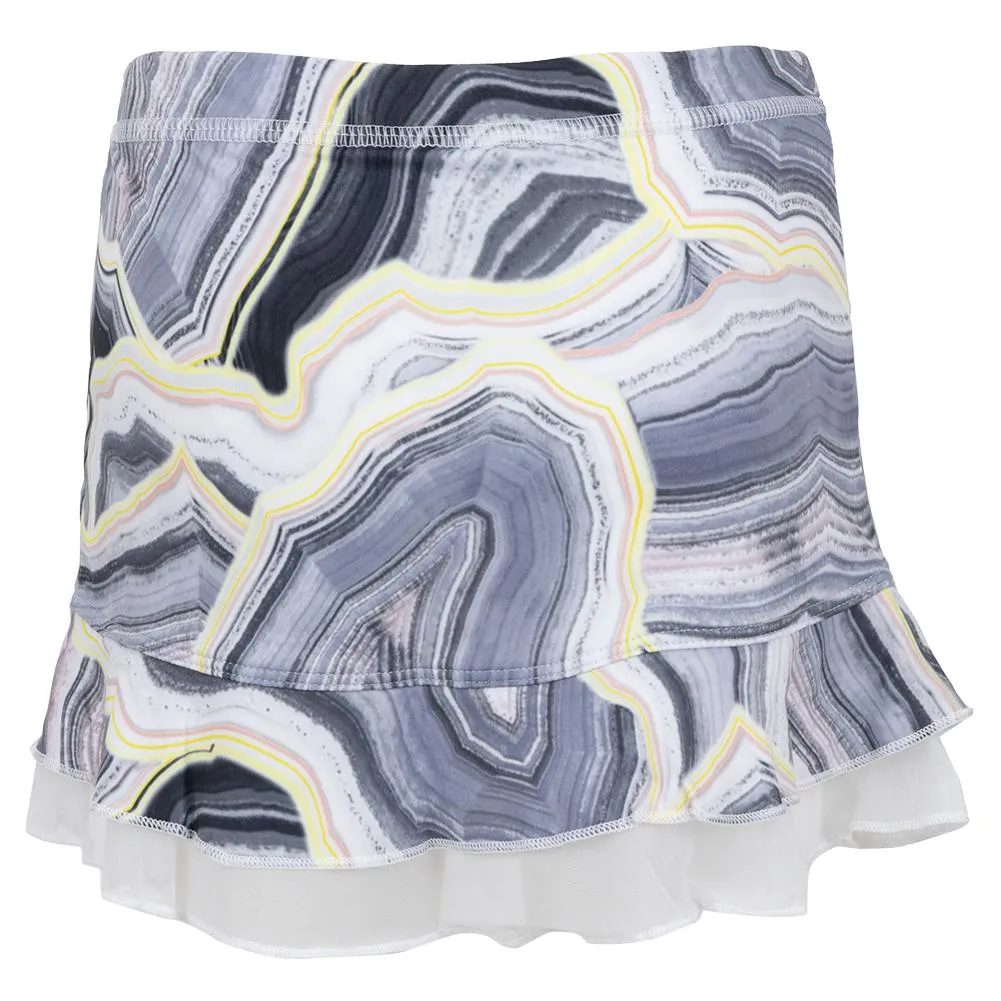 Girls' UV Colors Ruffle Tennis Skort Quartz