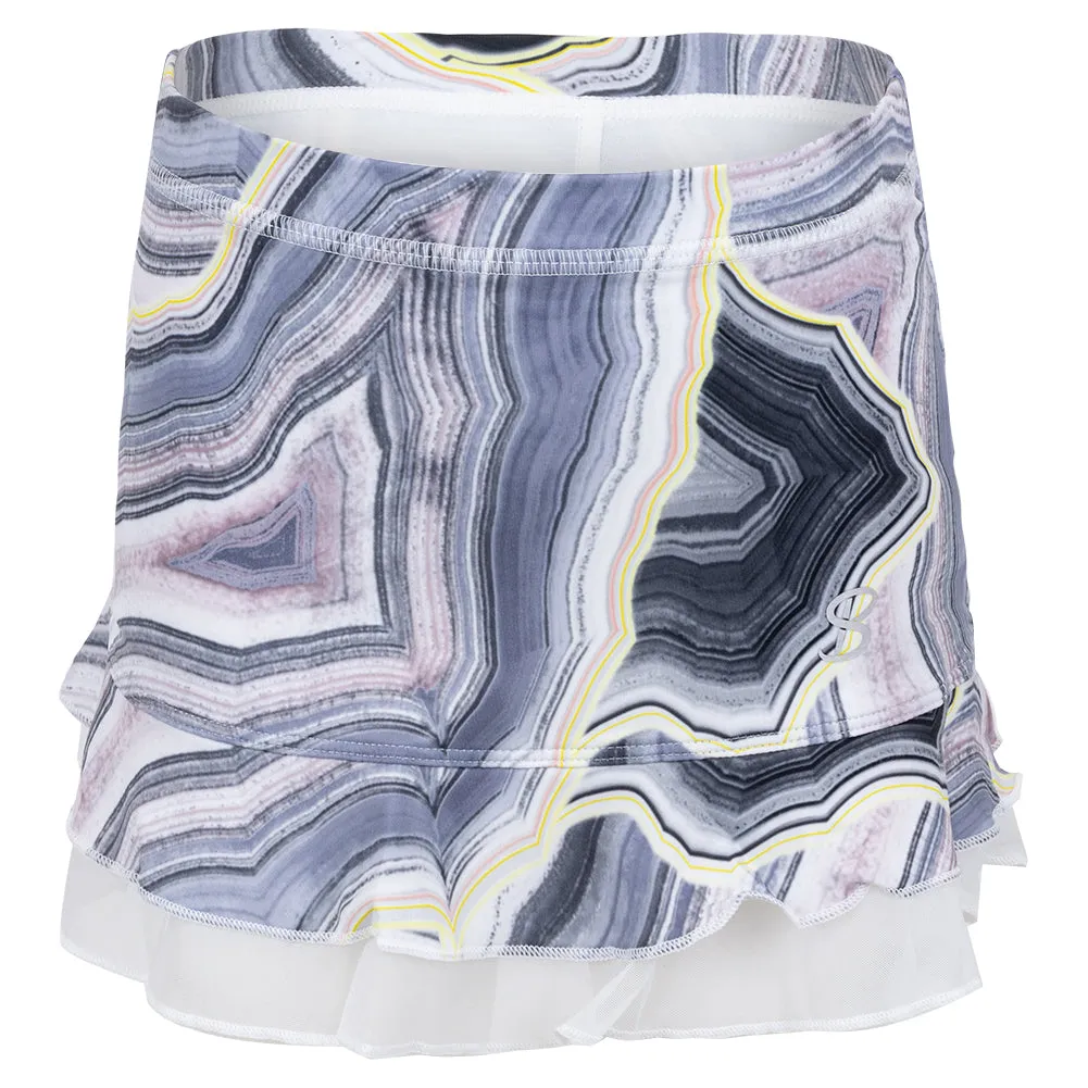 Girls' UV Colors Ruffle Tennis Skort Quartz