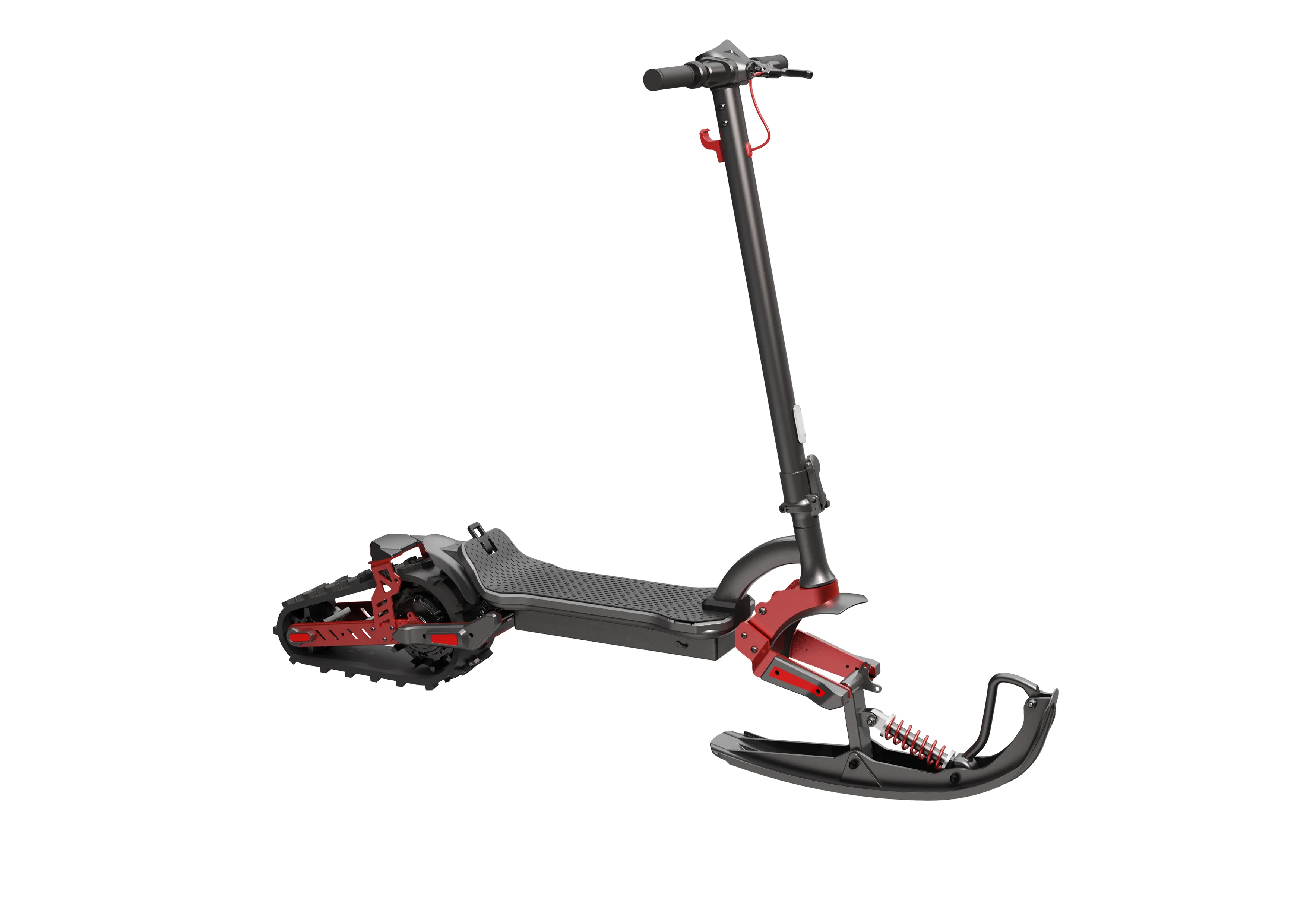 GlareWheel ES-S15 All Terrain Electric Scooter with Ski Convert Kit