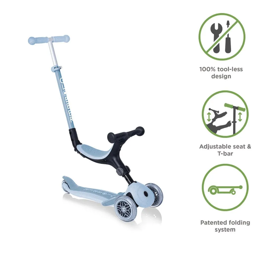 Globber Go Up Foldable Plus Eco Scooter - Blueberry