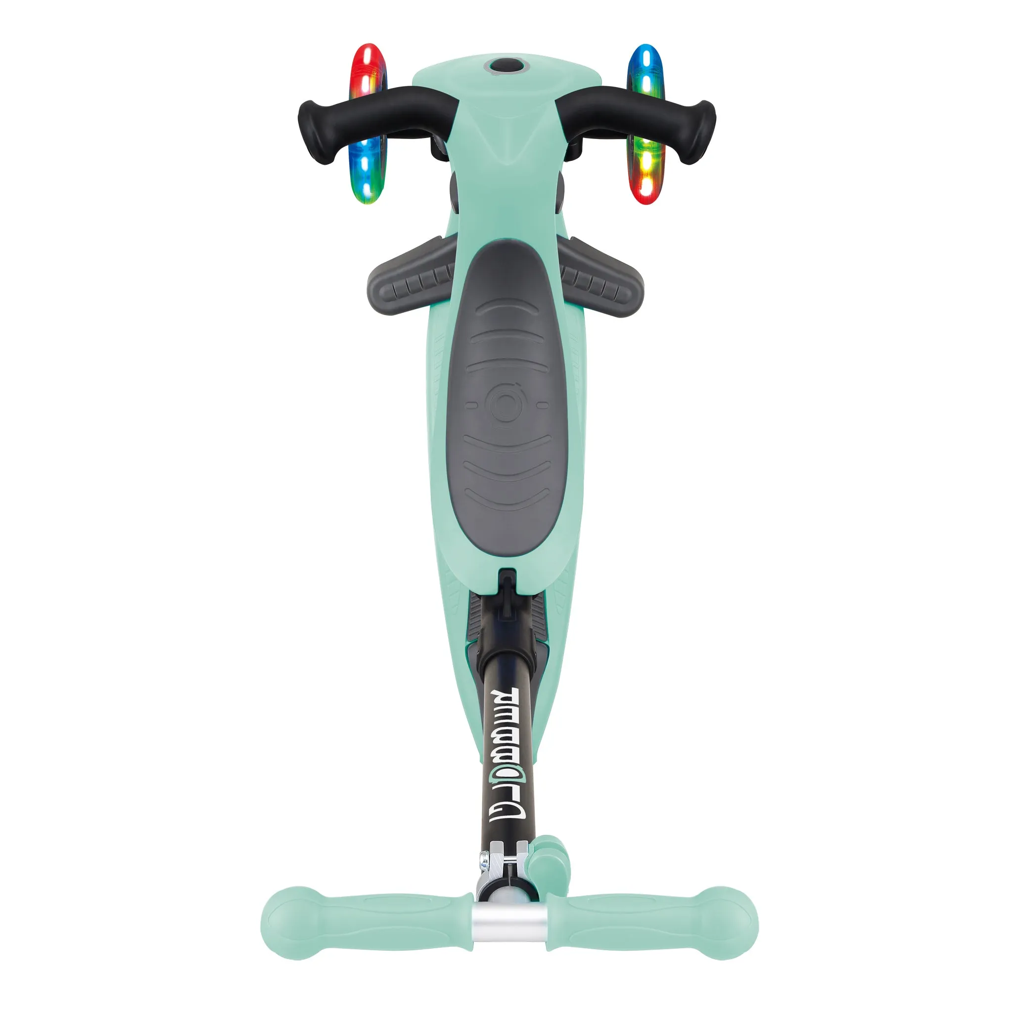 Globber Go Up Foldable Plus Lights Scooter - Mint (15m – 7y)