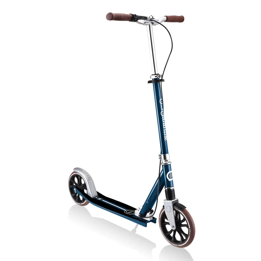 Globber NL 205 Deluxe Kick Scooter with Handbrake and Shock Absorber