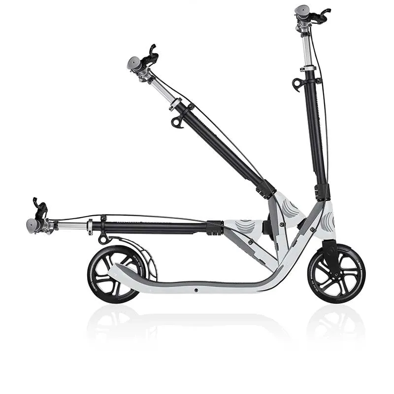 Globber ONE NL 205 Deluxe Kick Scooter with Handbrake and Trolley Mode