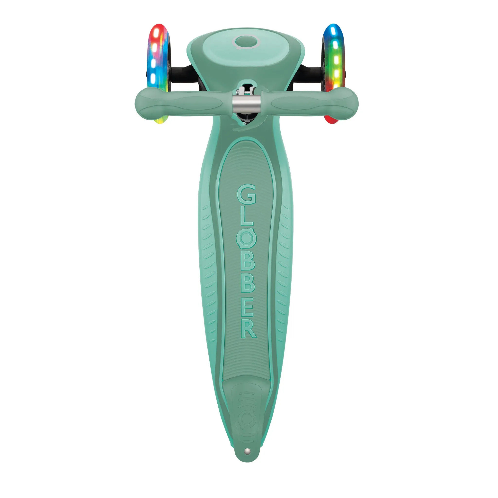 Globber Primo Foldable Plus Lights - Mint (3y - 9y)