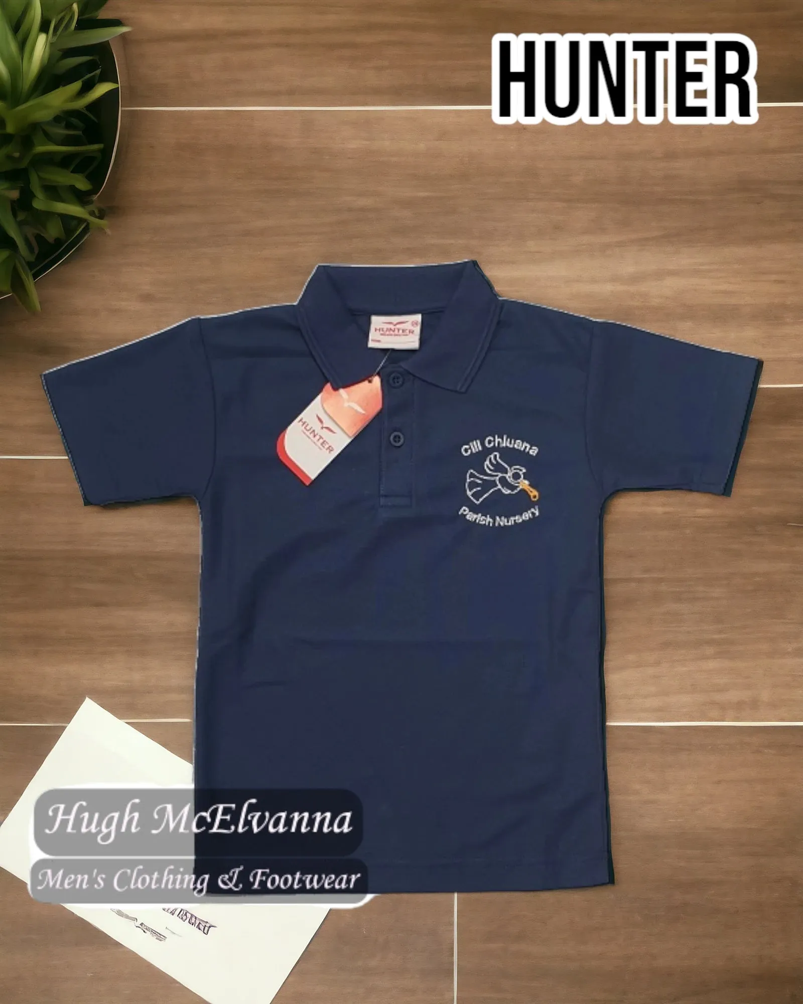 Granemore Pre School Polo Shirt by Hunter - 1342