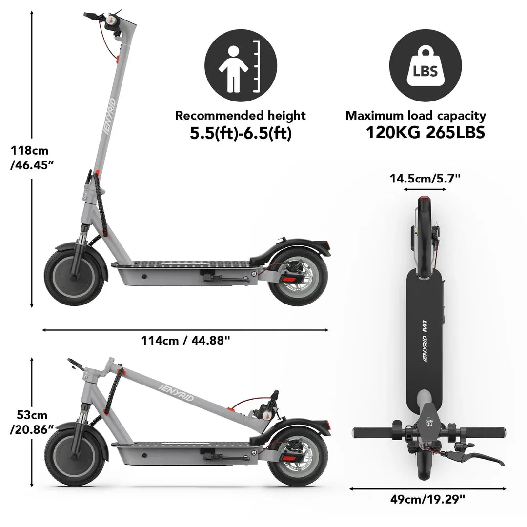 iENYRID M1 36V/12.5Ah 500W Electric Scooter