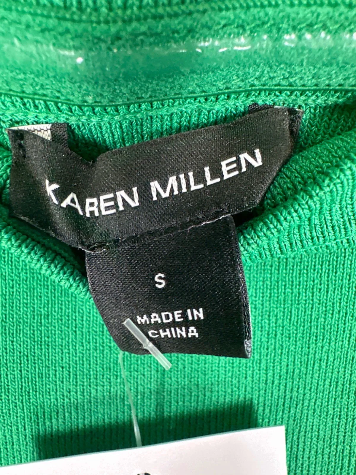 Karen Millen Green Pleated Maxi Dress UK S