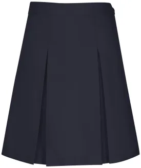 Kick Pleat Skirt - Inwood Middle - Navy