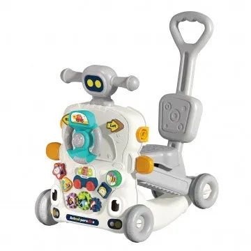 Lucky Baby 6in1 Activity Walker Ridde On  & Scooter Multi-Functional