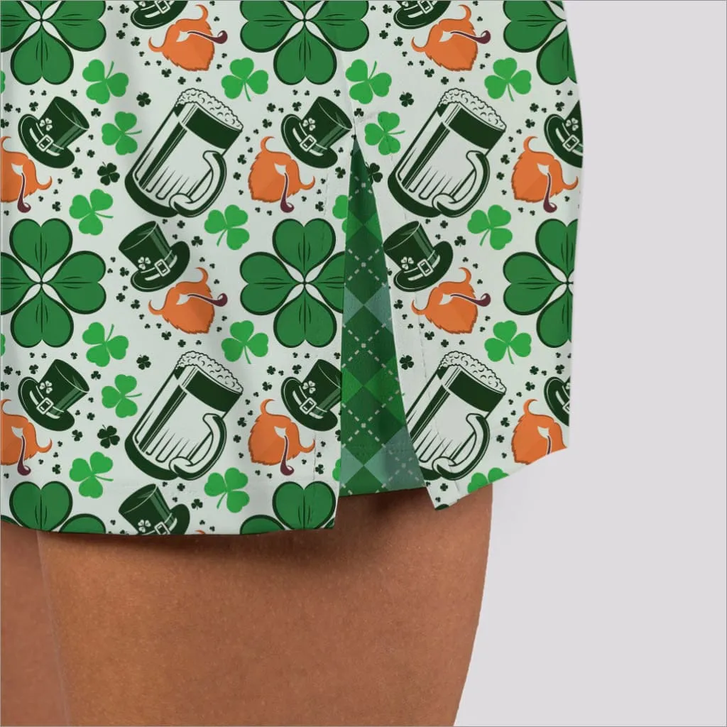 LUCKY CHARMS GREEN SKORT