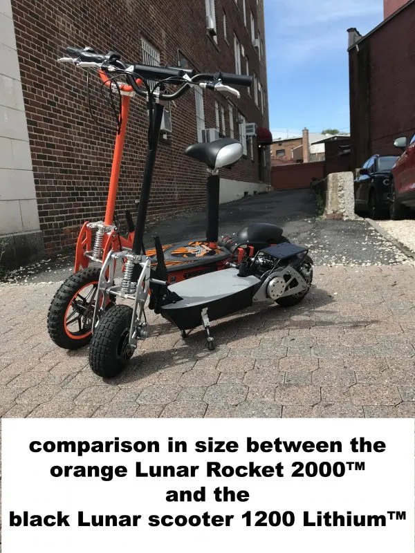 Lunar Scooters 1200 Lithium 36V/18Ah 1200W Electric Scooter