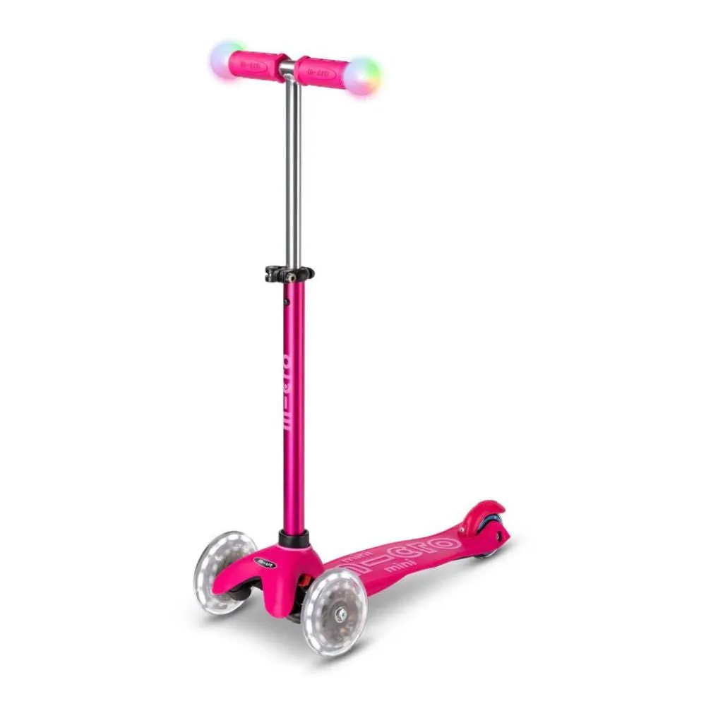 Micro Mini2Grow Deluxe Magic LED Scooter - Pink