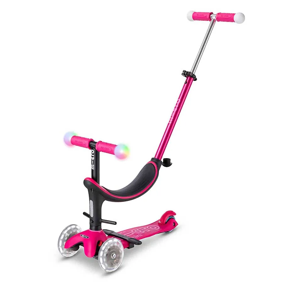 Micro Mini2grow Deluxe Magic LED Three Wheel Convertible Scooter for kids