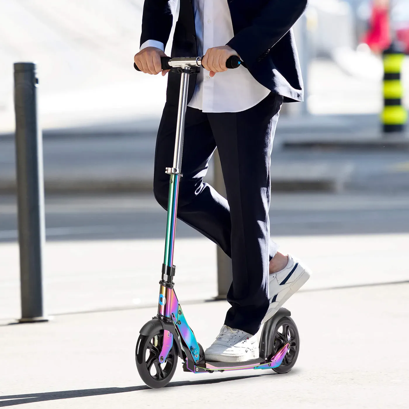 Micro Scooters Large Wheel Foldable Scooter - Neochrome