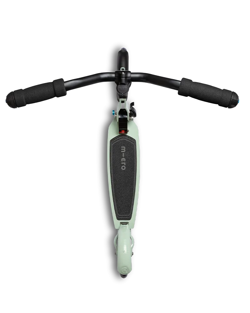 Micro Speed Deluxe Medium-Sized Kick Scooter with Bicycle-Style Handlebar