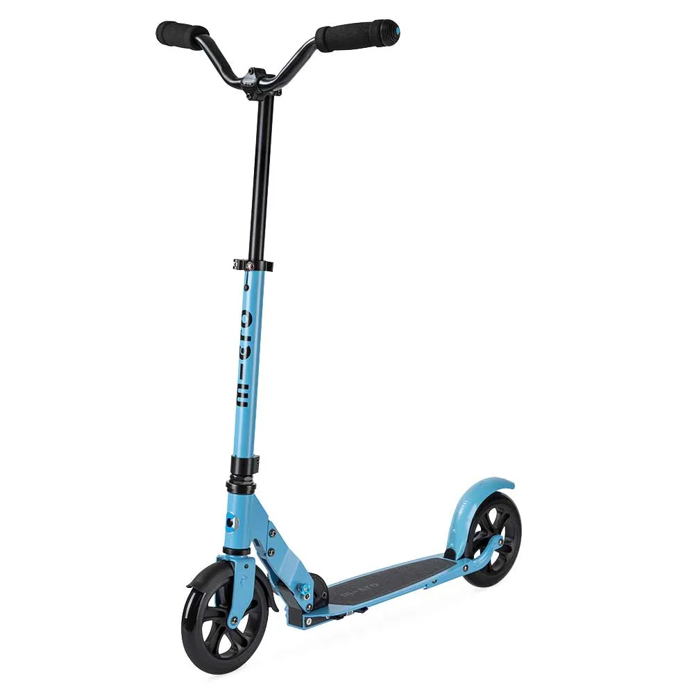 Micro Speed Deluxe Medium-Sized Kick Scooter with Bicycle-Style Handlebar