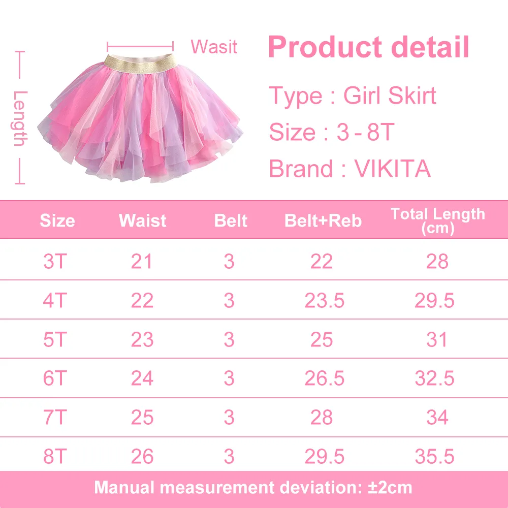 Neutral Shimmer Star Tulle Skirt 3T-8T