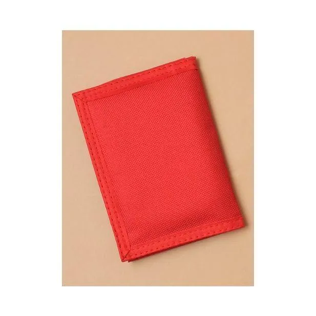 Plain School Coloured Wallet