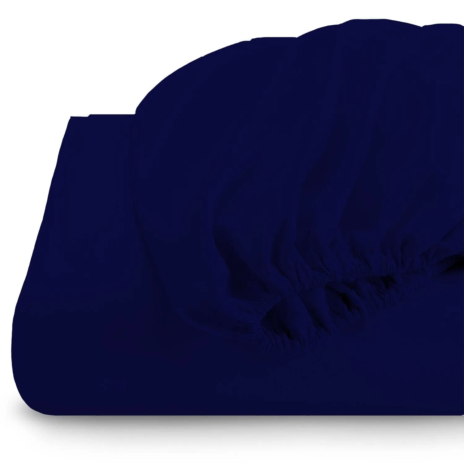 Premium Quality Super Soft Navy Blue Fitted sheet 120x200 25 cm with Deep Pockets