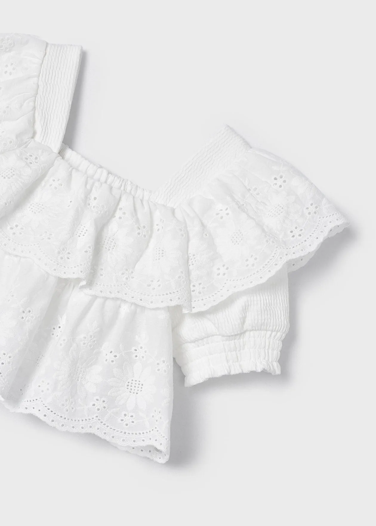 Ruffled Embroidered Top w/ Skort/Mayoral