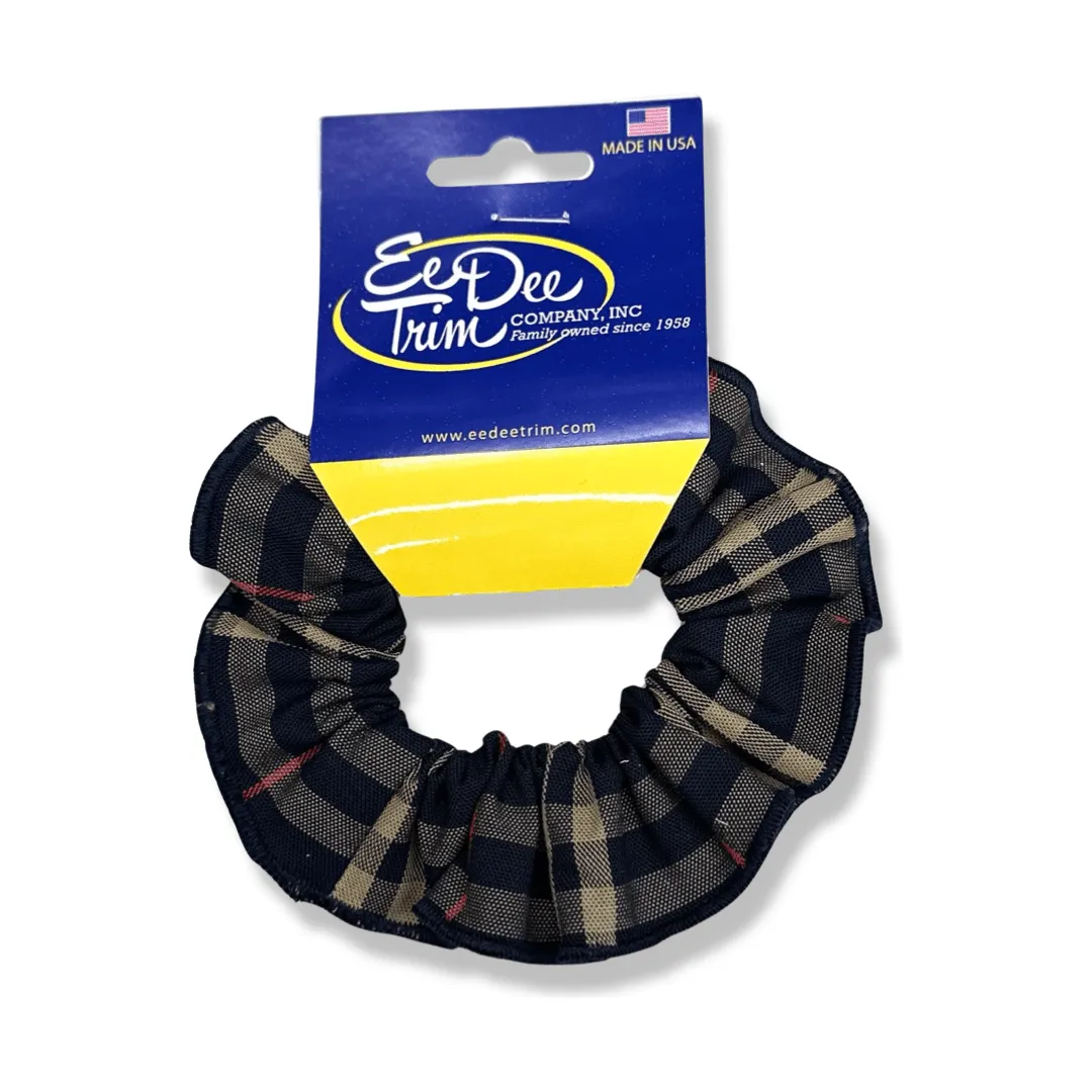 Scrunchie with Merrowed Edge - Plaid P1C