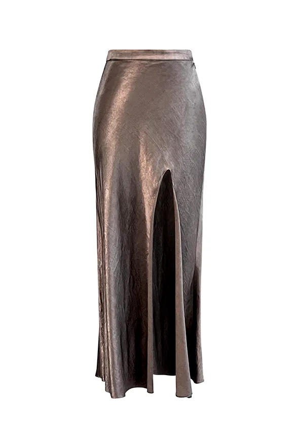 Sleek Steel Skirt