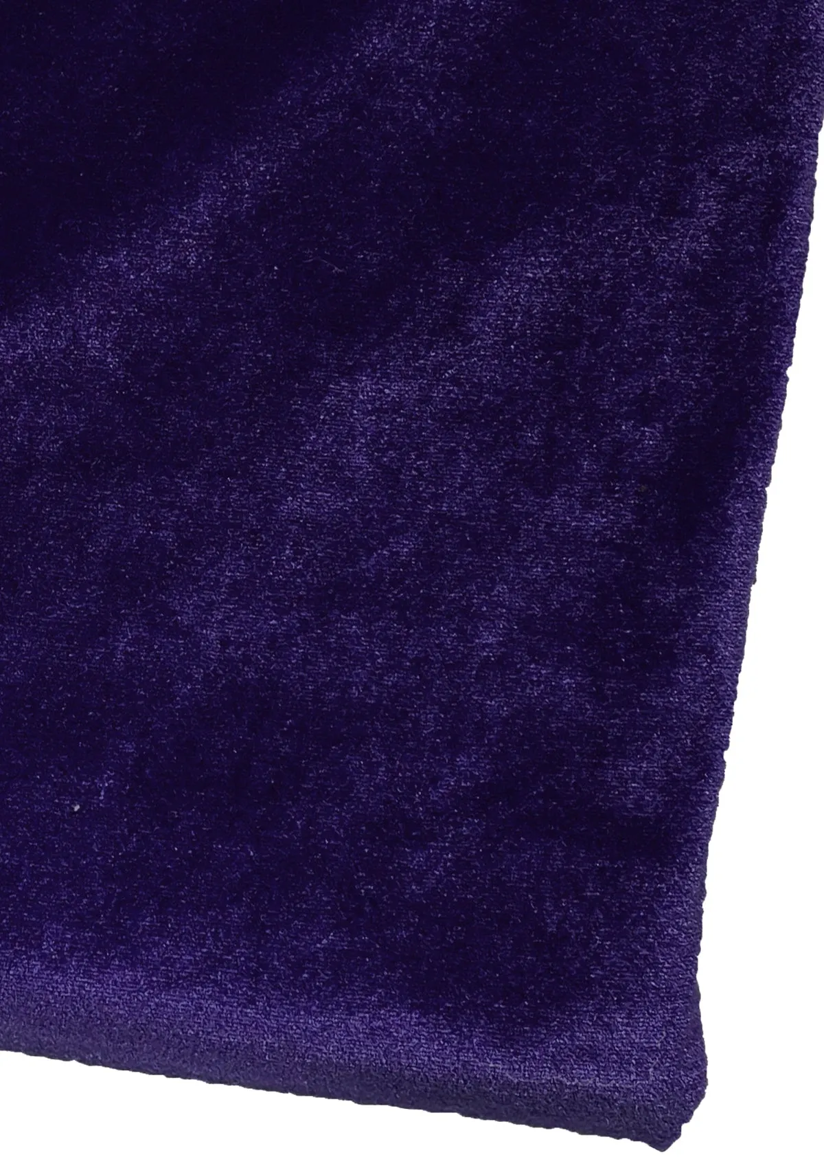 Soft Velvet Fabric Luxury Soft Touch Velour 60" Plain Dyed Spandex 1-Way Stretch