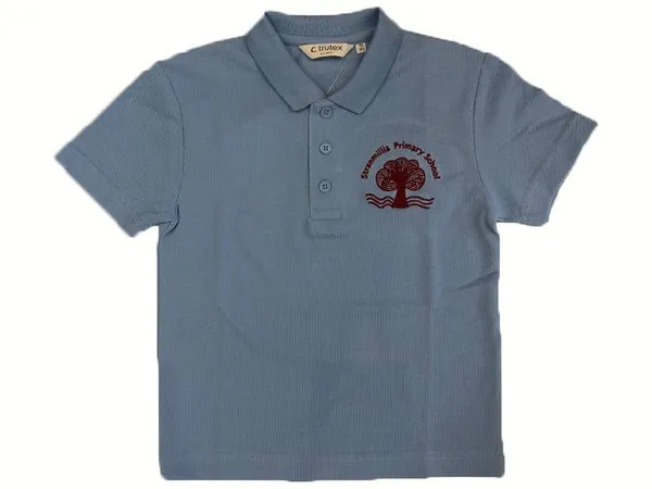 Stranmillis Primary School Sky Blue Polo